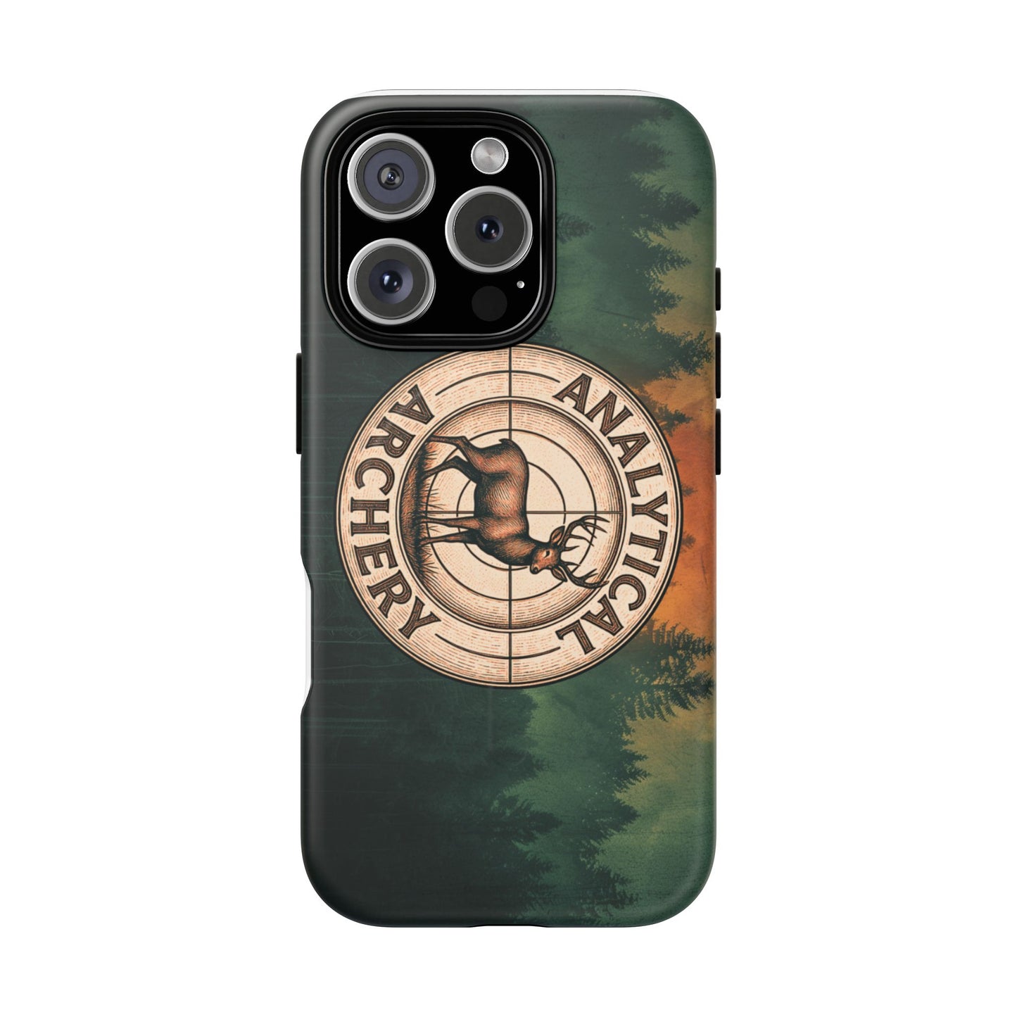 Analytical Archery Tough Magnetic Phone Case — Hunter Deer Target Design