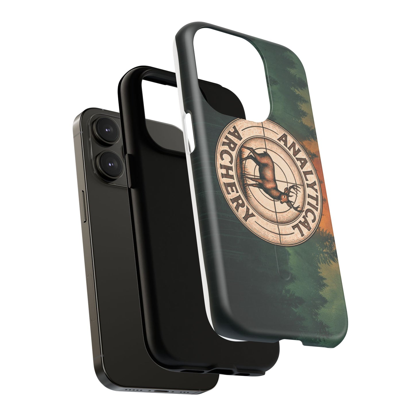 Analytical Archery Tough Magnetic Phone Case — Hunter Deer Target Design