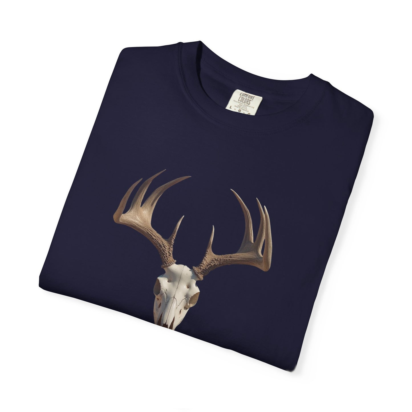 Deer Skull Archery T-Shirt — "Analytical Archer" Target Graphic