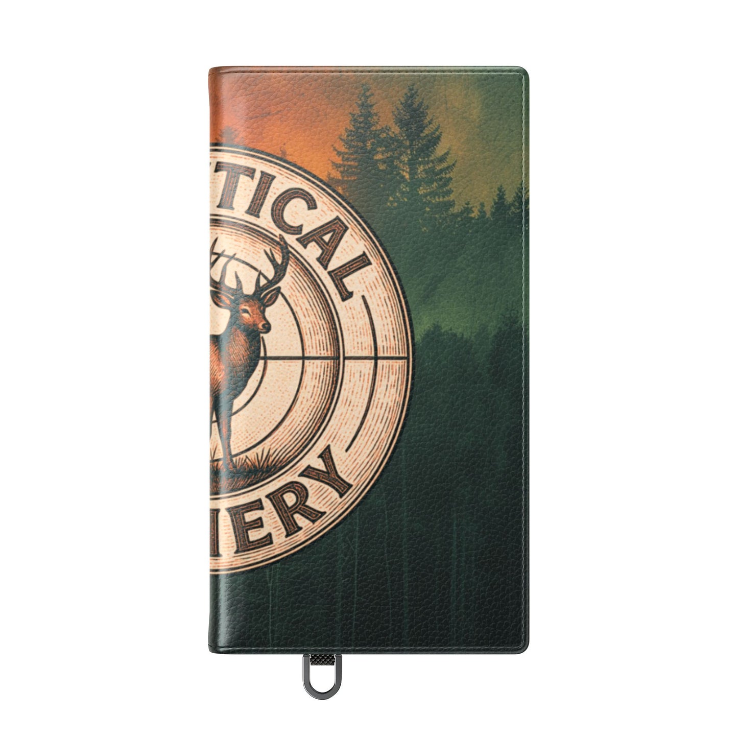 Analytical Archery Deer Phone Flip Case — Hunting Rustic Wallet Cover