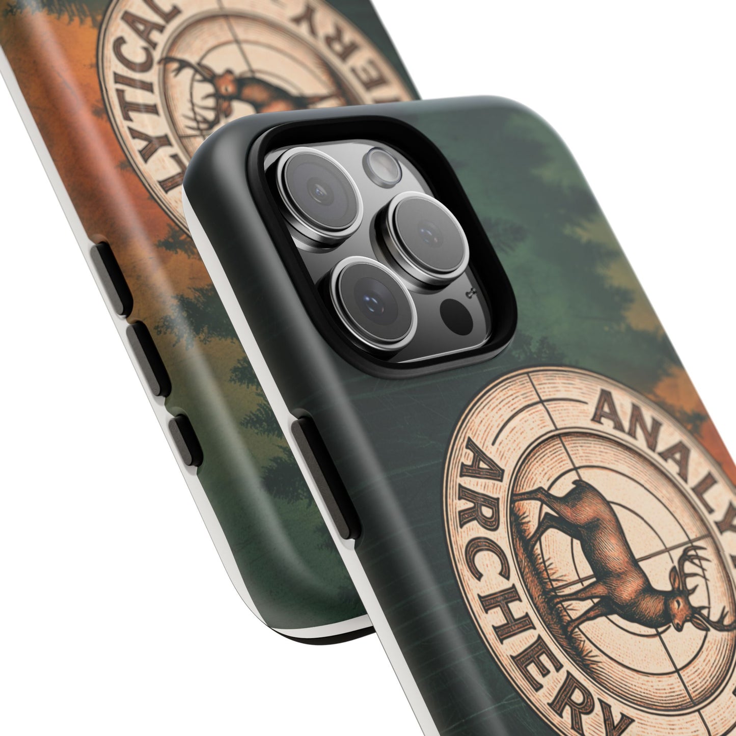 Analytical Archery Tough Magnetic Phone Case — Hunter Deer Target Design